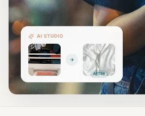 Pasar Seken AI studio preview