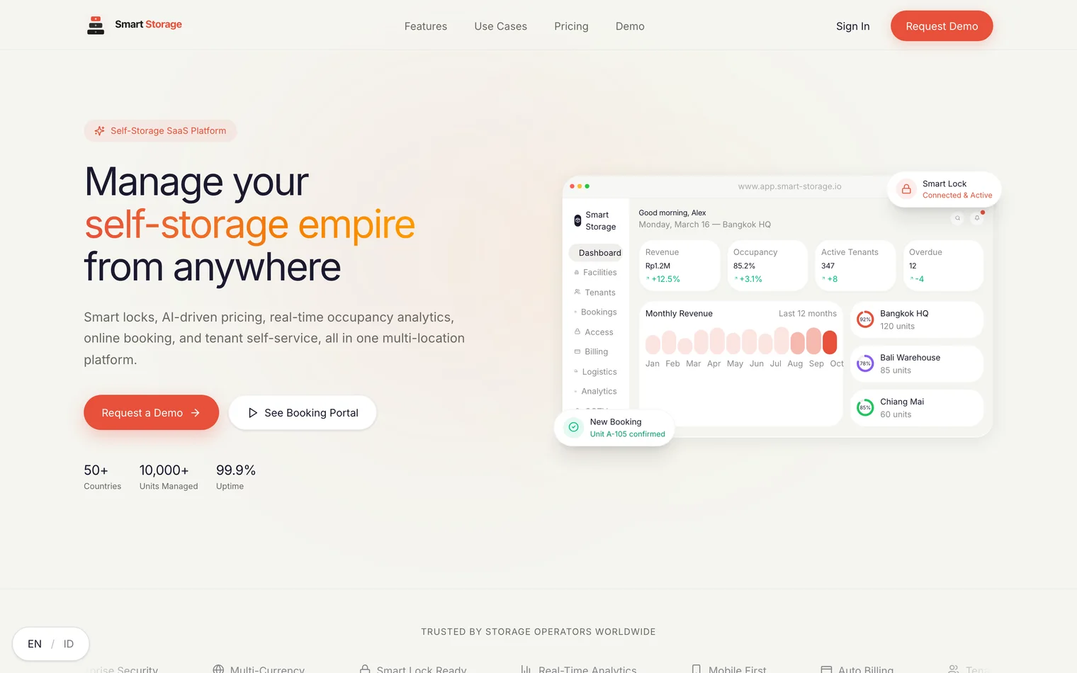 smart-storage.io, the Smart Storage web platform